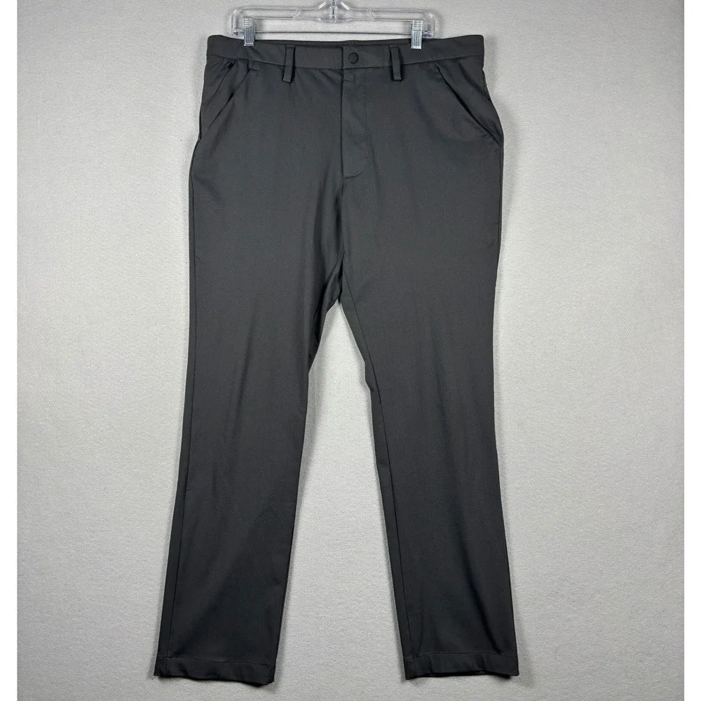 Stylus Performance Golf Pants 36x30 Dark Gray Stretch Athletic Trousers